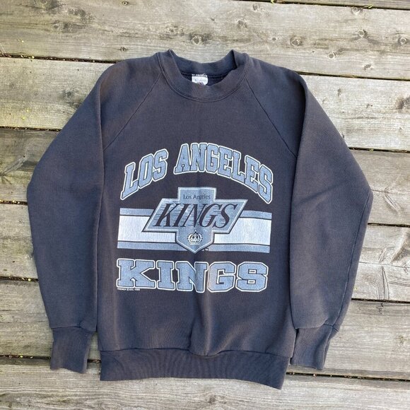 Vintage 1988 Trench Wayne Gretzky Crewneck Sweater Los Angeles Kings Small - Picture 11 of 13